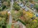 Aerial view of a property featuring large lot with neighboring homes in a suburban setting at 3024 Bob Cox Rd, Marietta, GA 30064