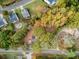 An aerial view of the home showcasing its lush surroundings, pool and proximity to neighborhood amenities at 3024 Bob Cox Rd, Marietta, GA 30064