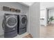 Laundry room with front-load washer and dryer for convenient in-home laundry at 371 Grant Se Cir # 1822, Atlanta, GA 30315