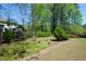 Scenic backyard with lush greenery and mature trees, creating a private and serene environment at 11050 Linbrook Ln, Duluth, GA 30097
