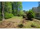 Spacious backyard featuring vibrant landscaping, offering a peaceful retreat for relaxation and recreation at 11050 Linbrook Ln, Duluth, GA 30097