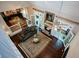 Spacious living room with wood floors, fireplace, French doors, and a comfortable seating area at 11050 Linbrook Ln, Duluth, GA 30097