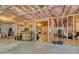 Large unfinished basement with ample space and exposed ceiling, ideal for future development at 1438 Sutters Pond Nw Dr, Kennesaw, GA 30152
