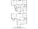 Detailed floor plan showcasing the layout of the two-story home, highlighting room sizes and dimensions at 2365 Barrington Trace Sw Cir, Atlanta, GA 30331