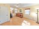 Living room features hardwood floors, natural light, and access to the staircase at 951 Woodmont Dr, Marietta, GA 30062