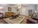 Spacious finished basement features a cozy seating area and neutral decor at 18 Crolley Ln, White, GA 30184