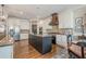 Gourmet kitchen featuring a large island, stainless steel appliances, and custom cabinetry at 18 Crolley Ln, White, GA 30184