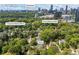 Aerial view of Atlanta homes near T. Harvey Mathis Pkwy and Lenox Square Mall in Buckhead, GA at 998 Ferncliff Ne Rd, Atlanta, GA 30324