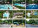 Aerial view of neighborhood amenities including a pool, playground, tennis court, and picnic area at 998 Ferncliff Ne Rd, Atlanta, GA 30324