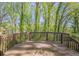 Wooden deck surrounded by lush greenery, perfect for enjoying the outdoors at 2162 Doris Dr, Decatur, GA 30034