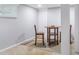 Cozy dining area with a round table, two chairs, and a neutral rug at 2162 Doris Dr, Decatur, GA 30034