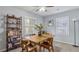 The dining room has a window for natural light and a bookshelf at 2162 Doris Dr, Decatur, GA 30034