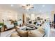Bright and airy living room connected to the kitchen and dining area at 2316 Hastings Manor Ln, Hampton, GA 30228
