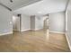 Spacious living room boasting beautiful hardwood floors and plenty of natural light at 3571 Oakshire Se Way, Atlanta, GA 30354
