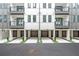 View of garages in a new townhome community at 392 Pratt Dr # 2013, Atlanta, GA 30315