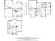 Combined home floorplans including the basement, main floor, and second floor layouts at 1548 Valley Reserve Nw Ct, Kennesaw, GA 30152