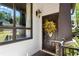 Elegant front door with a decorative wreath and stylish exterior details at 2750 Interlaken Dr, Marietta, GA 30062
