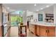 Modern kitchen features stainless steel appliances and a view of the lake at 2750 Interlaken Dr, Marietta, GA 30062