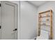 Elegant powder room with modern fixtures, sleek design, and ample storage space at 2750 Interlaken Dr, Marietta, GA 30062