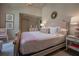 Charming bedroom with pink accents, comfortable bedding, and stylish decor creates a relaxing retreat at 2979 Ridgewood Nw Rd, Atlanta, GA 30327