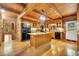 Well-equipped kitchen featuring a central island, granite countertops, and ample cabinet space at 800 Knox Ln, Canton, GA 30114