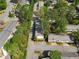 Aerial view highlights mature trees, manicured landscaping, and convenient parking within the neighborhood at 3326 Northcrest Rd # C, Atlanta, GA 30340