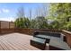 Wooden deck showcasing an outdoor seating area, perfect for entertaining or relaxing at 1299 Dunwoody Cv, Atlanta, GA 30338
