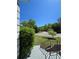 View from the front porch showing the well-maintained front yard and neighborhood at 760 Whitehall Way, Roswell, GA 30076