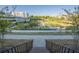 Scenic view of the community pond and walkways at 3877 Via Cima Ln, Suwanee, GA 30024