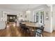 Open concept dining room with hardwood floors and ample natural light at 391 Collier Nw Rd, Atlanta, GA 30309