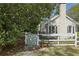 Charming exterior view of home with white picket fence, chimney, lush landscaping and plants at 391 Collier Nw Rd, Atlanta, GA 30309
