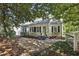 Classic home exterior with black shutters, a front yard, and leafy trees at 391 Collier Nw Rd, Atlanta, GA 30309