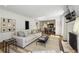 Bright living room featuring stylish furnishings and an open floor plan at 391 Collier Nw Rd, Atlanta, GA 30309