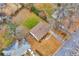 Aerial view of the property, showcasing its layout, landscaping, and surrounding neighborhood at 933 Dell Se Ave, Smyrna, GA 30080