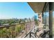 Relaxing balcony with comfortable seating and panoramic city views at 2233 Peachtree Ne Rd # 1207, Atlanta, GA 30309