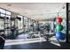 Bright fitness center with modern equipment and mirrored walls for exercise at 2233 Peachtree Ne Rd # 1207, Atlanta, GA 30309
