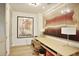Bright office with a large desk and unique decor offers a productive workspace at 2233 Peachtree Ne Rd # 1207, Atlanta, GA 30309