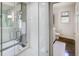Bathroom featuring a glass shower and white vanity at 3489 Knollwood Nw Dr, Atlanta, GA 30305
