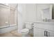 Bathroom with modern fixtures and tiled floors at 3707 Peachtree Ne Rd # 8, Atlanta, GA 30319