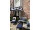 Comfortable outdoor seating and umbrella at 3707 Peachtree Ne Rd # 8, Atlanta, GA 30319