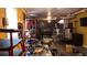 Finished basement with gym equipment and weight training area at 4175 Round Stone Dr, Snellville, GA 30039