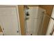 Well-maintained shower equipped with essential fixtures and designed for efficient use of space at 4175 Round Stone Dr, Snellville, GA 30039
