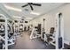Gym with exercise equipment and ceiling fans at 2700 Pine Tree Ne Rd # 4003, Atlanta, GA 30324