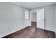 A light and airy bedroom with a door open to another room at 3795 Willowbrook Dr, Douglasville, GA 30135