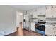 Spacious kitchen with stainless steel appliances and modern countertops at 3795 Willowbrook Dr, Douglasville, GA 30135