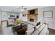 Stylish living room with stone fireplace and modern decor at 3795 Willowbrook Dr, Douglasville, GA 30135