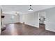 Bright and airy living room with laminate flooring and neutral palette at 3795 Willowbrook Dr, Douglasville, GA 30135