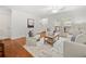 The living area features French doors that lead to a private balcony at 503 Madison Se Ct, Smyrna, GA 30080