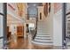 Grand foyer with high ceilings, staircase, and elegant details at 960 Tiverton Ln, Alpharetta, GA 30022