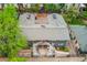 Aerial view of charming apartment building with parking and beautiful landscaping at 210 Sampson Ne St # 8, Atlanta, GA 30312